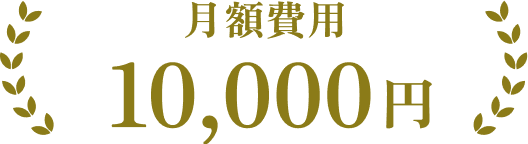 月額費用 10,000円
