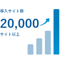 導入企業20,000サイト以上